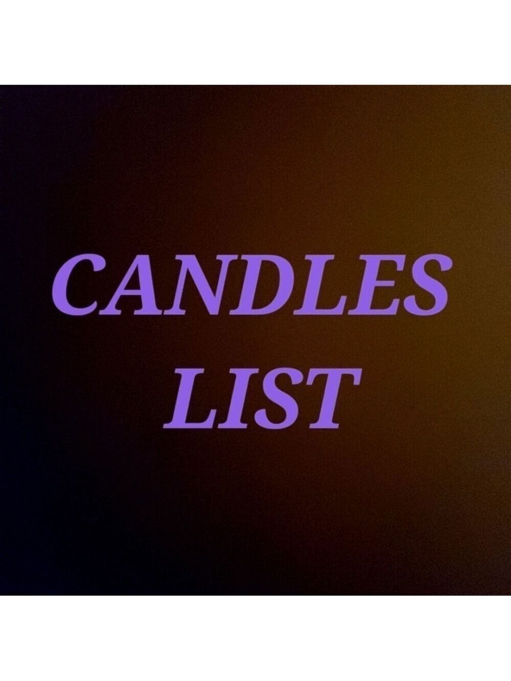 3-WICK CANDLES - TOO MANY CANDLES TO LIST INDIVIDUALLY